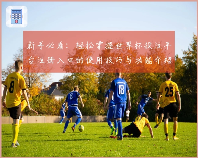 新手必看：轻松掌握世界杯投注平台注册入口的使用技巧与功能介绍